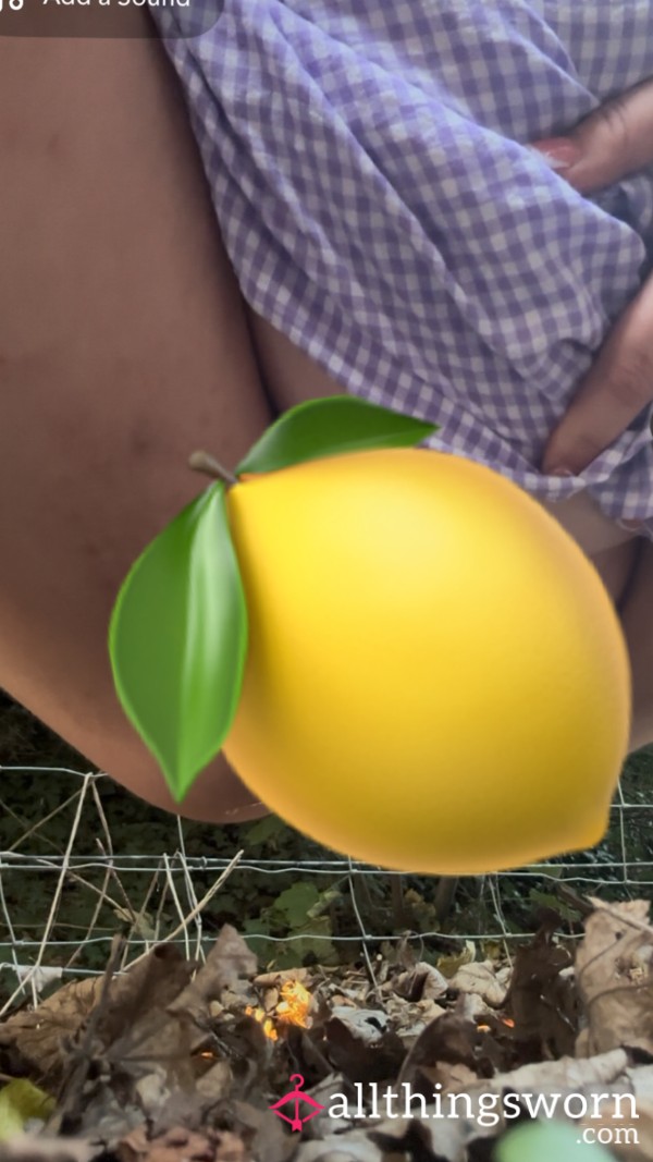 Watch Me Go For A 🍋 In A Public Place