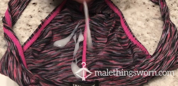 Watch Me Load Up A Clients Thong With A Fat C*m Shot