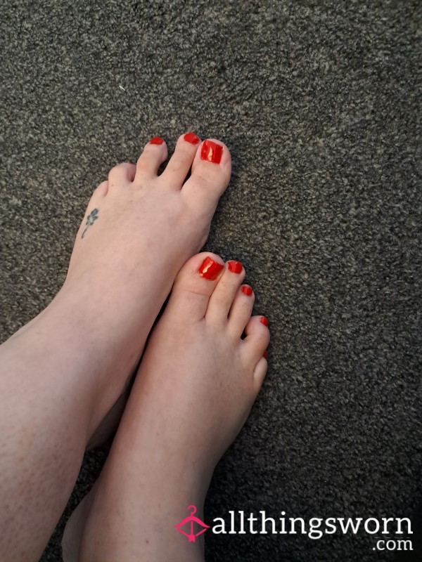 Watch Me Oil My Feet 👣😉
