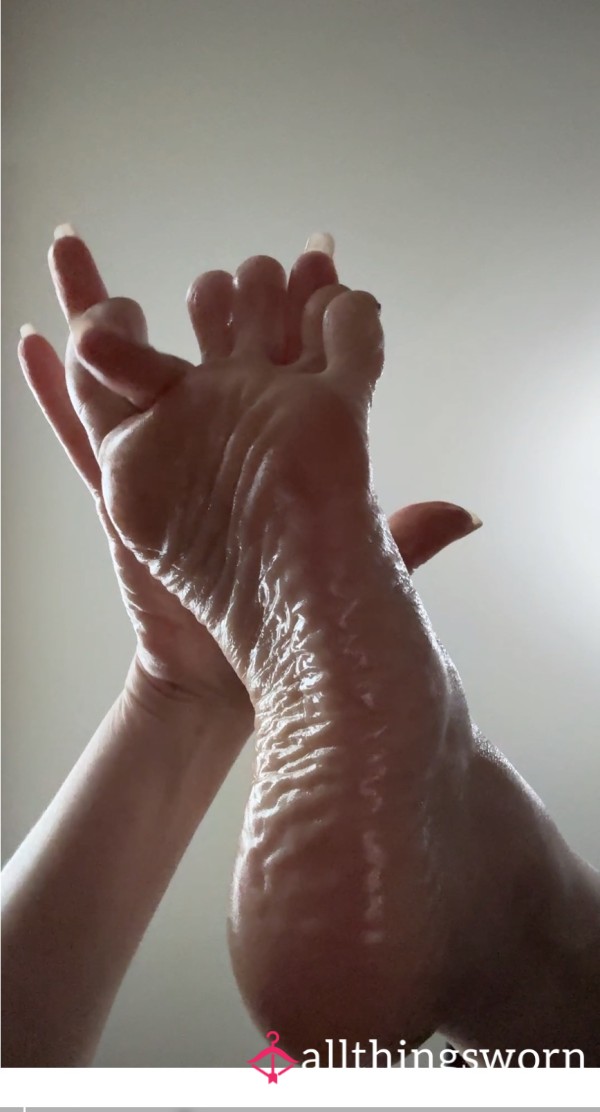 Watch Me Oil My High Arch 🦶🏻