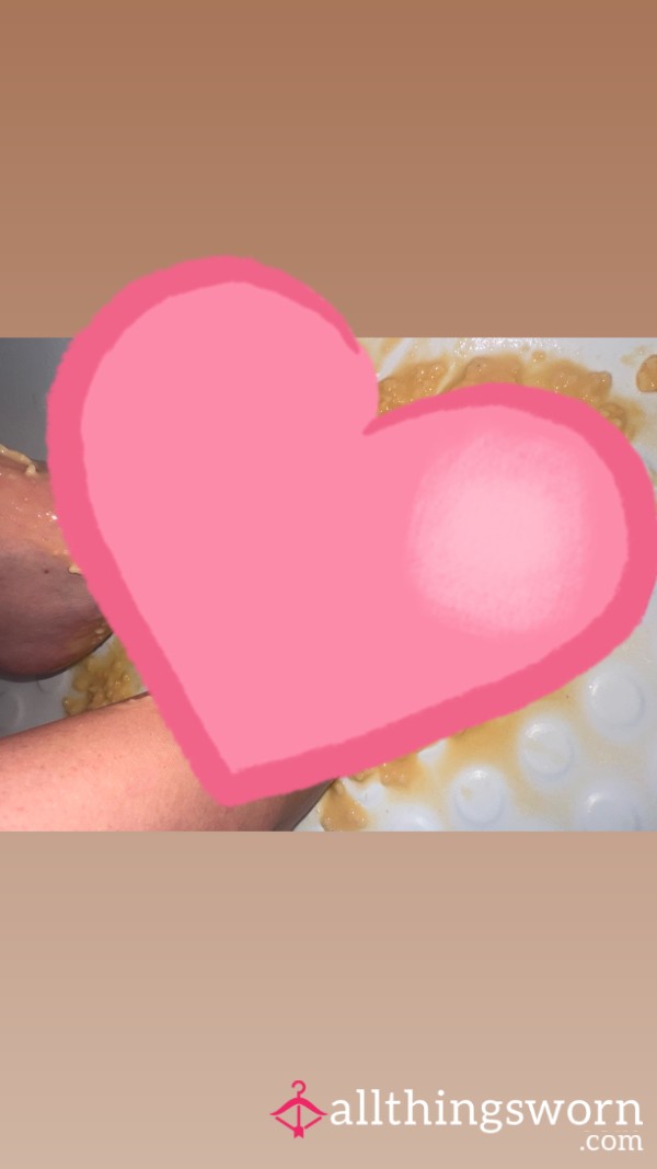 Watch Me Play With Rice Pudding With My Feet😋