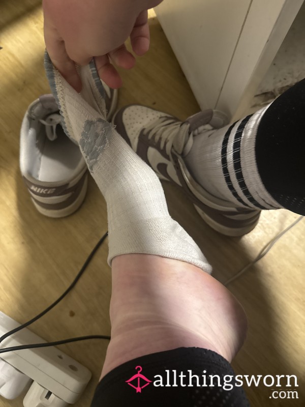 Watch Me Pull Off My Socks After A Long Day On My Feet