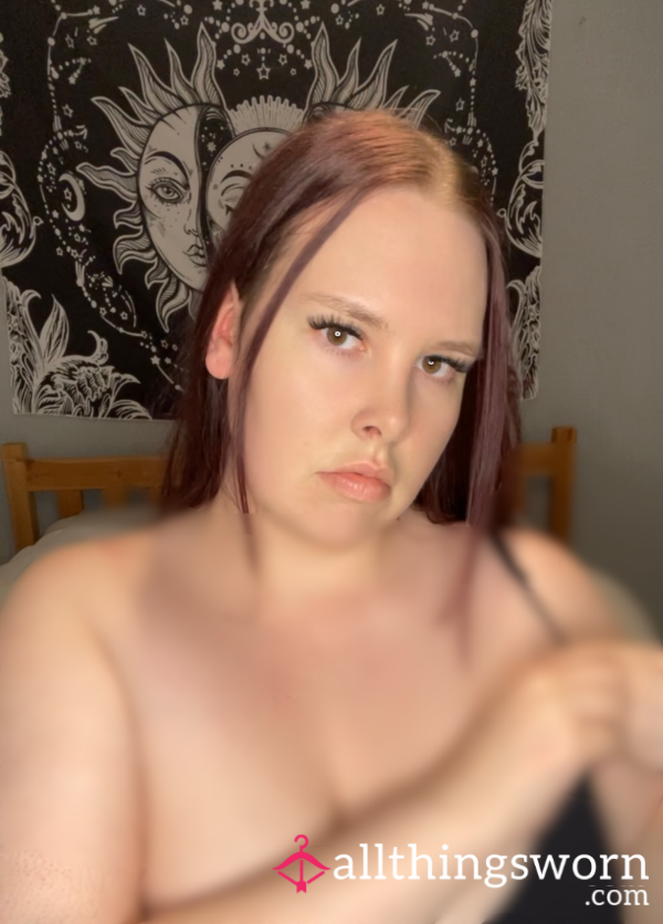 Watch Me Slowly Strip To Get My Huge Tits Out And Play With Them 🥵