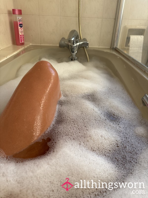 Watch Me Strip Before Getting Into A Bubble Bath
