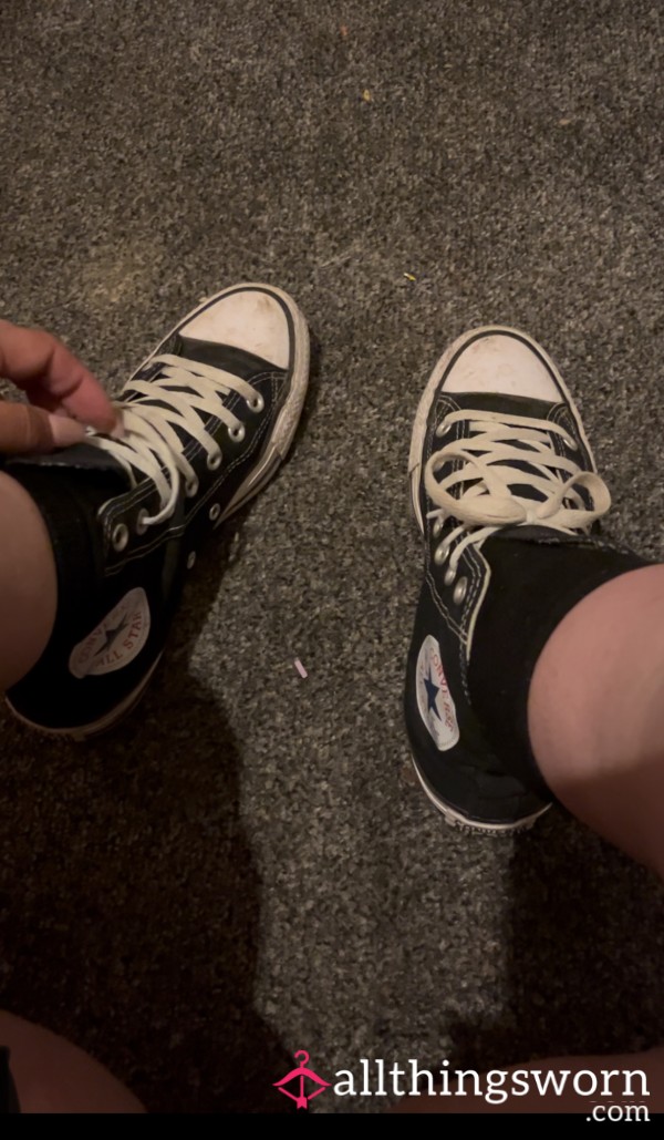 Watch Me Take My Converse And Socks Off After Work.