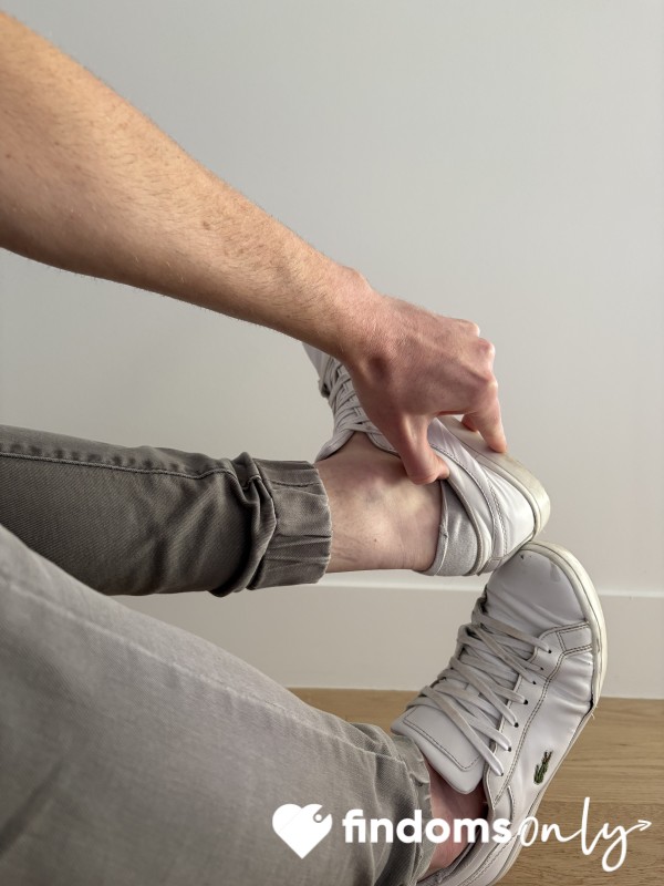 Watch Me Take Off My Dirty Socks After A Long Day