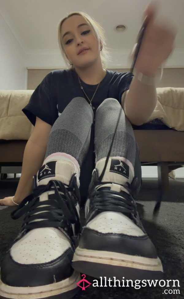 Watch Me Take Off My Sweaty Gym Shoes And Socks