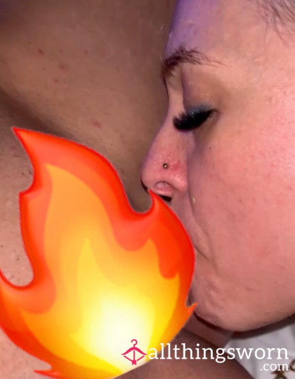 Watch My A** Get F**ked And Pu**y Get Eaten In A FFM Threesome