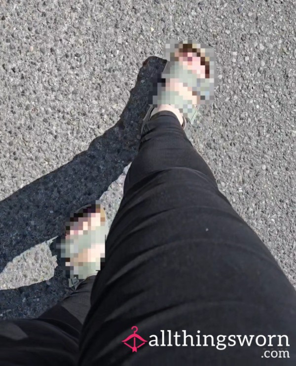 👣 Watch My Little Legs And Feet As I Walk Through Town 👣