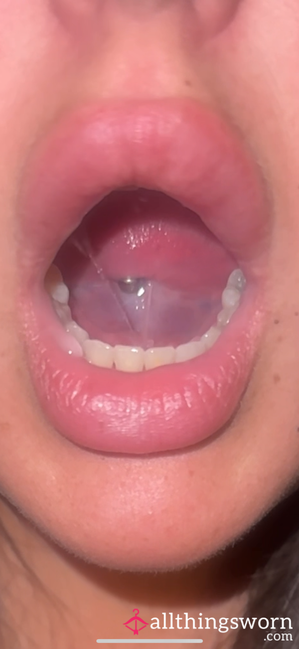 Watch My Mouth Squirt (gleeking) In Slo Mo