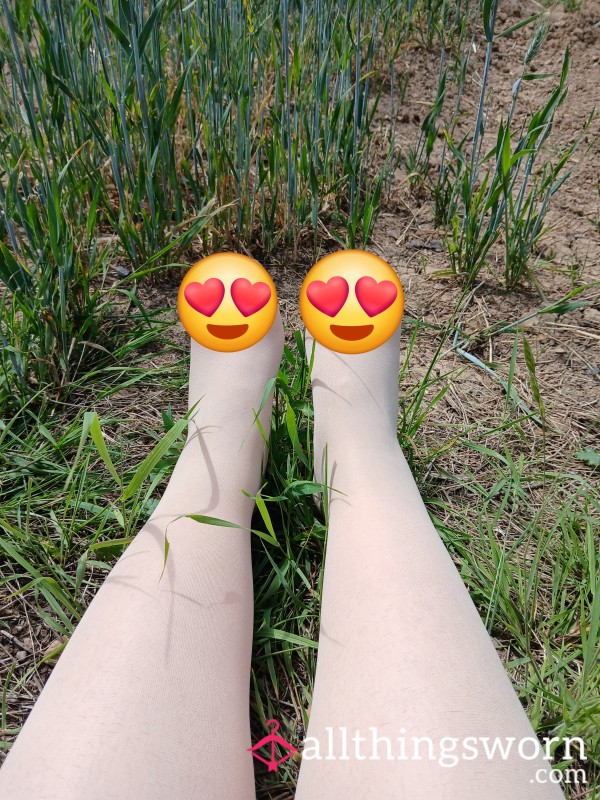 Watch My Toes Wiggling In My Sheer Tights