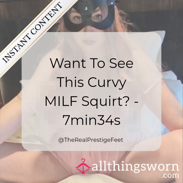 Watch This BBW Squirt - Over 7 Mins Of Play Ending With An Epic Squirt - £6