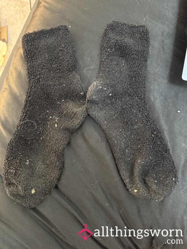 We All Know How Sweaty Feet Get In Fluffy Socks