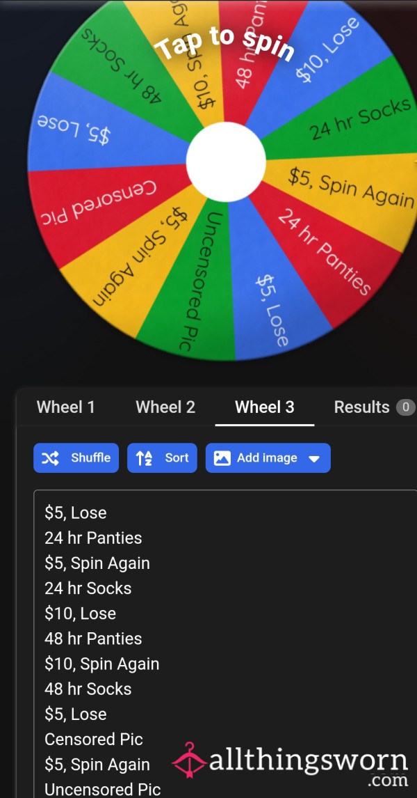 Wear Wheel Spin