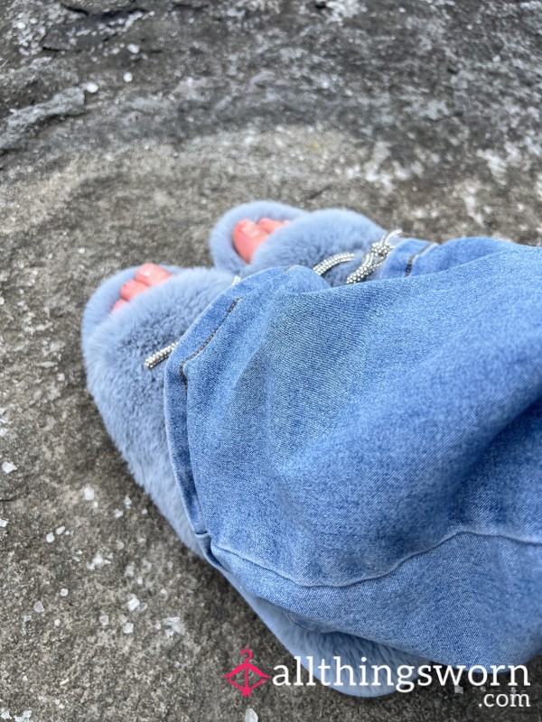 Wearing My Blue Slippers Outside