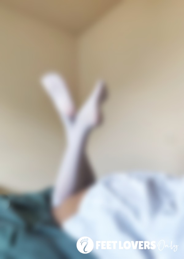 White Stocking Tease