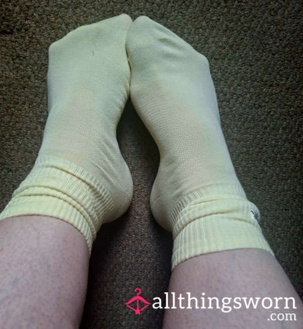 💛 Wednesday Wears - Yellow Crew Socks 💛