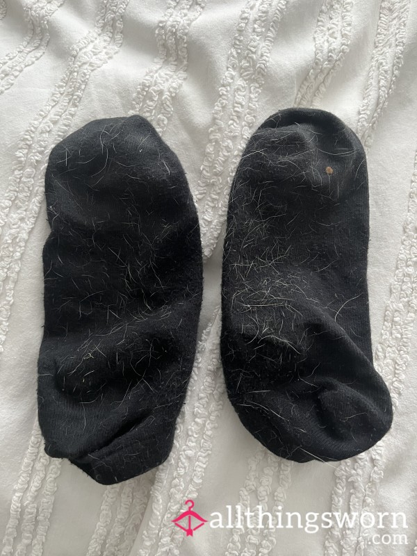 🧦 WEEK WORN Black Ankle Socks 🧦