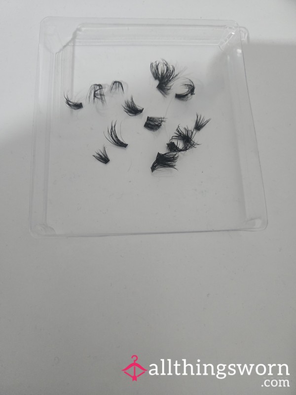 ✨ Week-Worn Cluster Lashes .  Full Of Flirty Vibes ✨