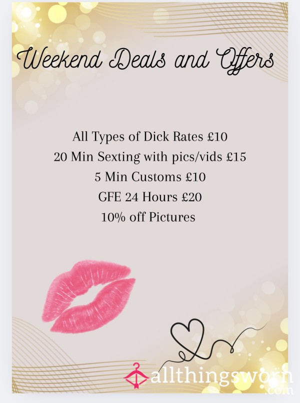 Weekend Deals From £10