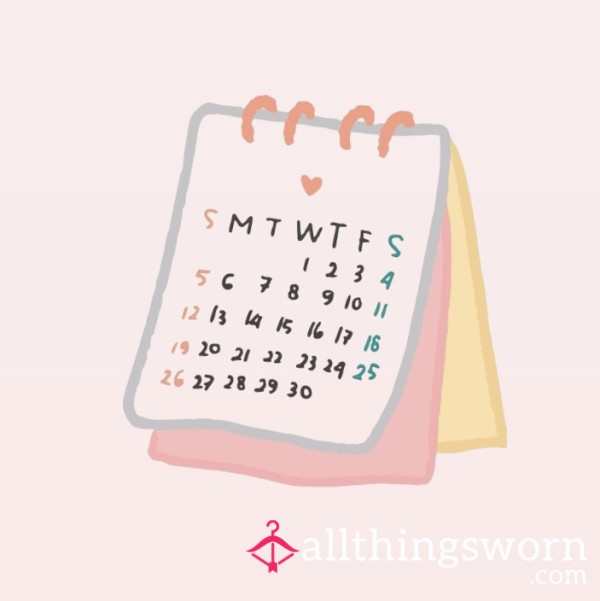 Weekend Schedule - Planned By Your Princess