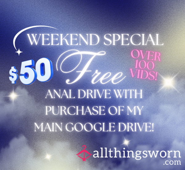⭐️Weekend Special!! FREE A**l Drive W/ Purchase Of Main Google Drive!
