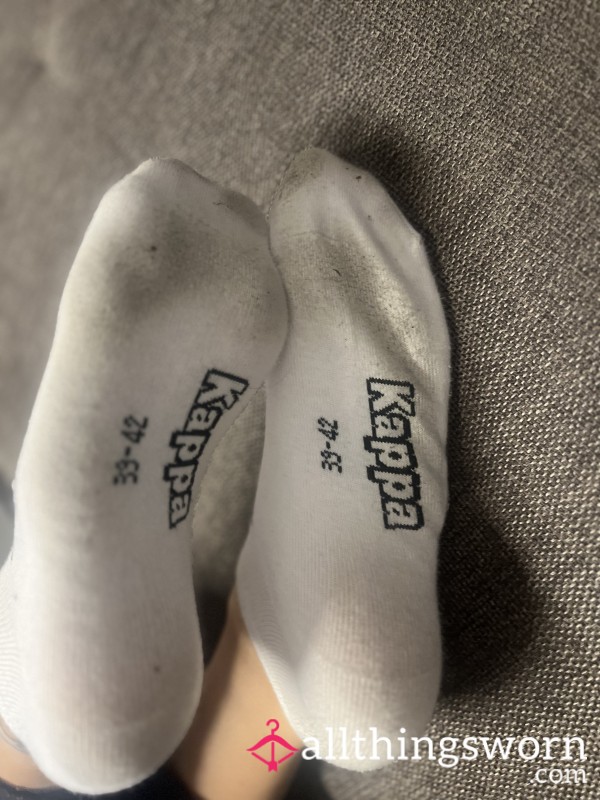 Weiße Knöchelsocken - Getragen Nur Für Dich 🧦🔥