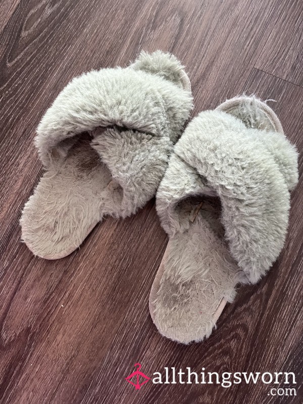 Well Loved And Worn Slippers