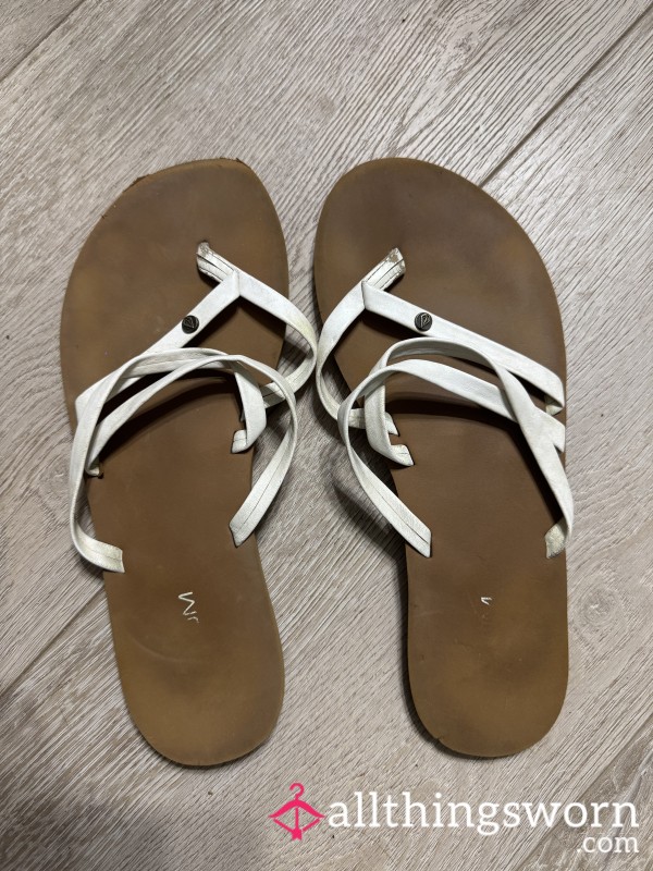 Well Loved Beach Flip Flops