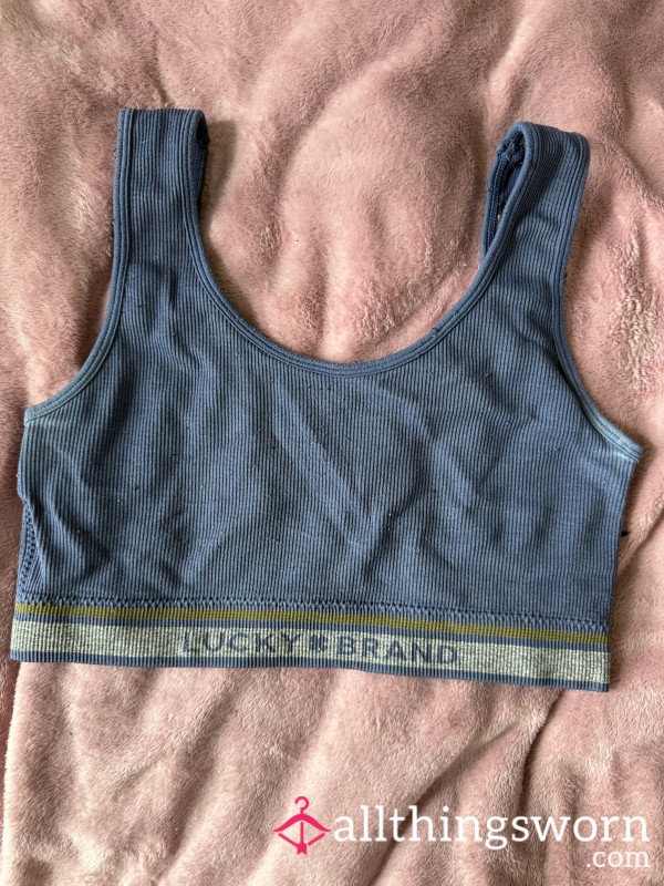 Well Loved Blue Bralette/sports Bra Size M