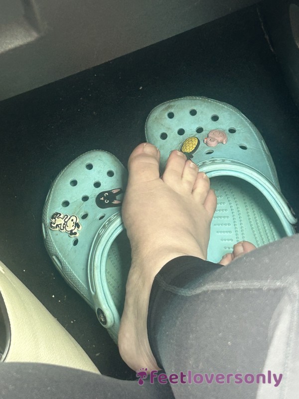 Well Loved Blue Crocs Worn Alot!