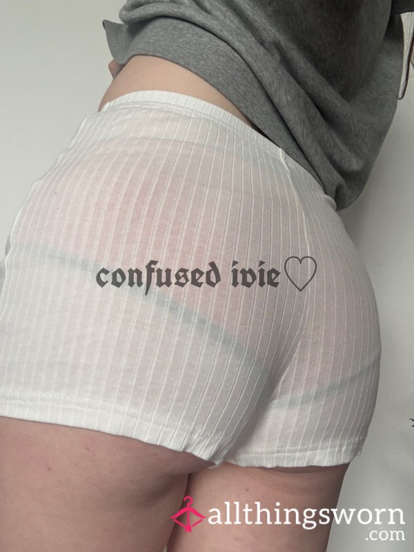 Well Loved Cozy White Shorts
