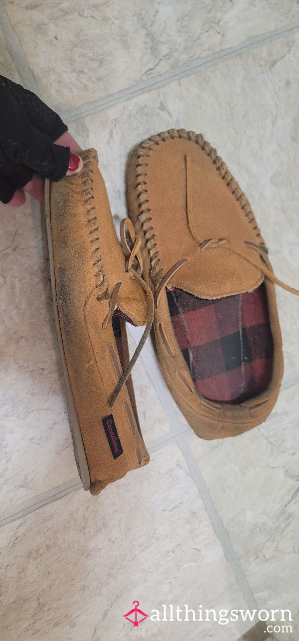 ♥Well-loved♥ Daily Wear♥ Moccasin Slippers♥