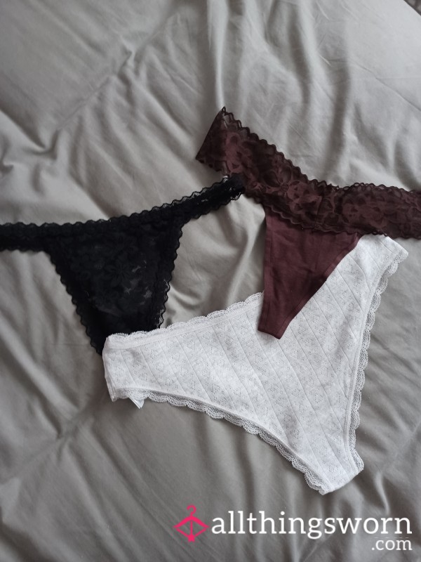 Well Loved Daily Worn Panties 😍