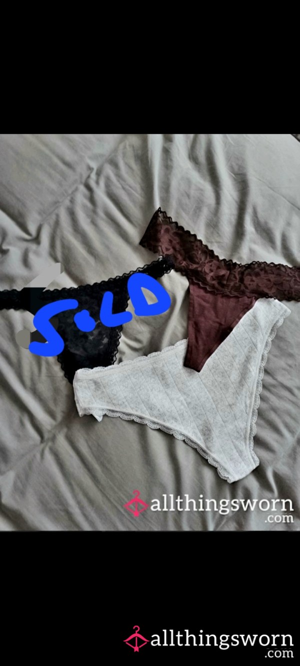 Well Loved Daily Worn Panties 😍