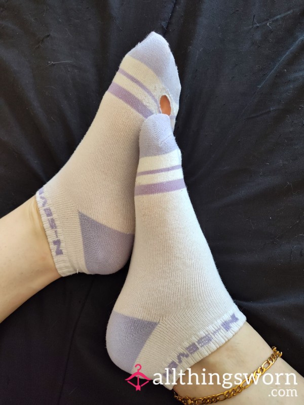 Well-loved, Hole-y Ankle Socks