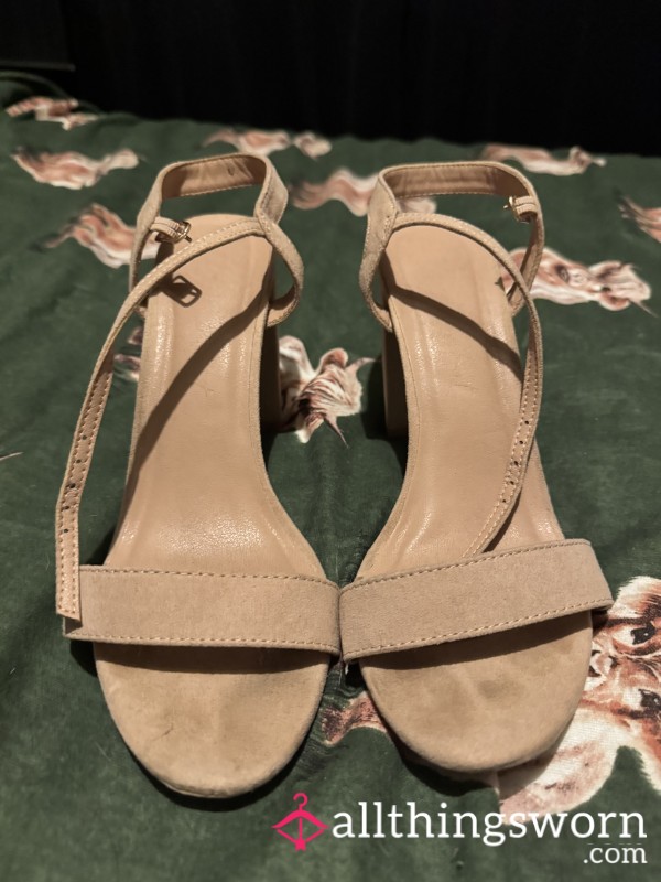 Well Loved Nude High Heels