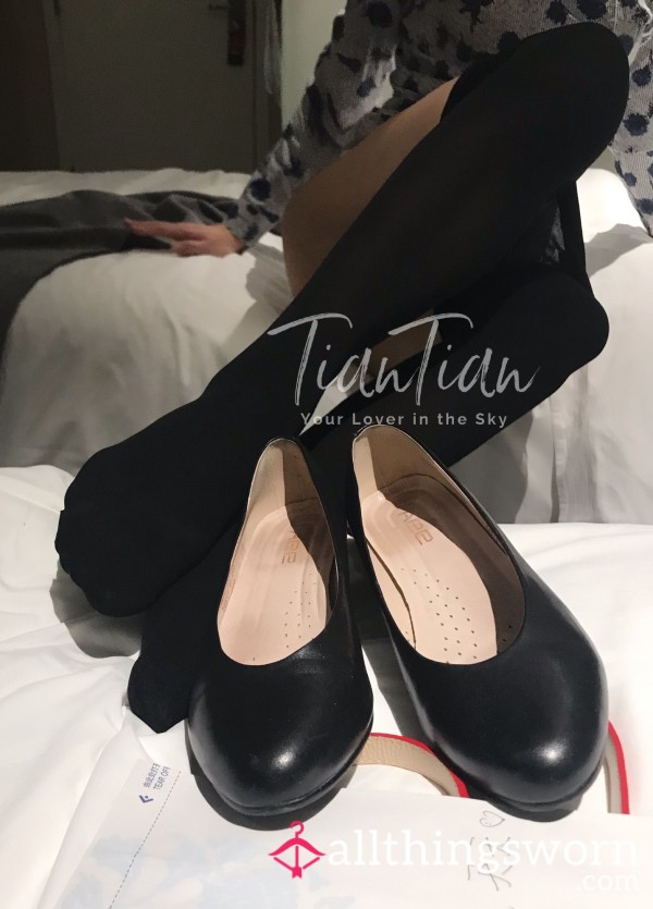 Flight Attendant Opaque Pantyhose Tights 1 - From An Asian Airline ✈️