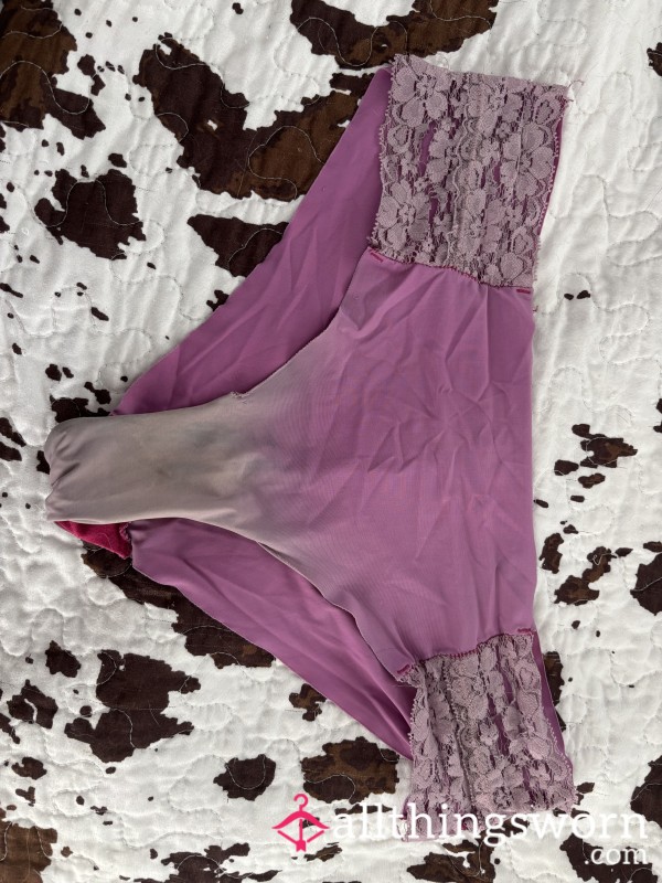 Well Loved Pink Lace Panties