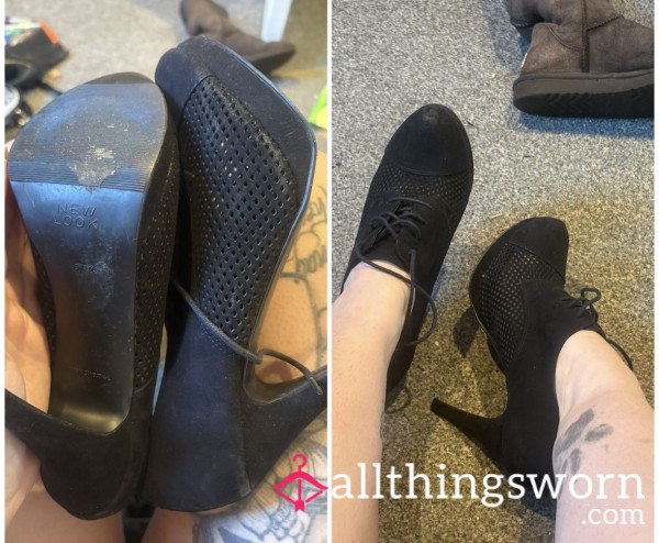 Well Loved Slightly See Through Stilettos 🥵 Size 8 But More 7