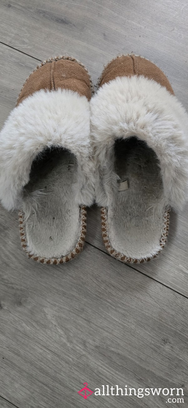 Brown/beige Well Loved Slippers