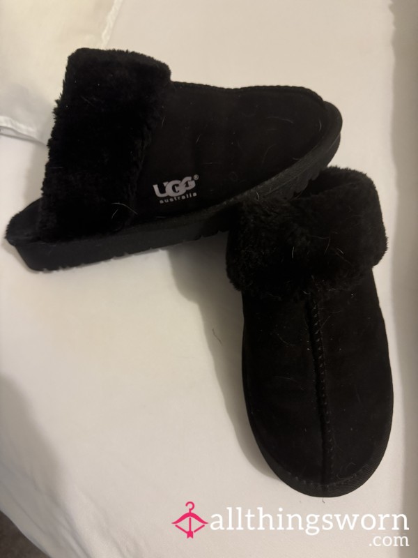 Well-Loved UGG Slippers, Perfectly Molded To My Feet