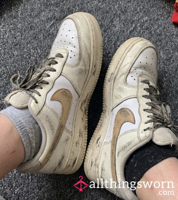 Well-Worn Nike Trainers