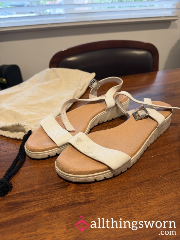 Well Loved White Candles