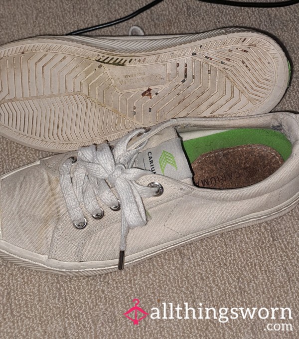 Well Loved White Canvas Sneaker