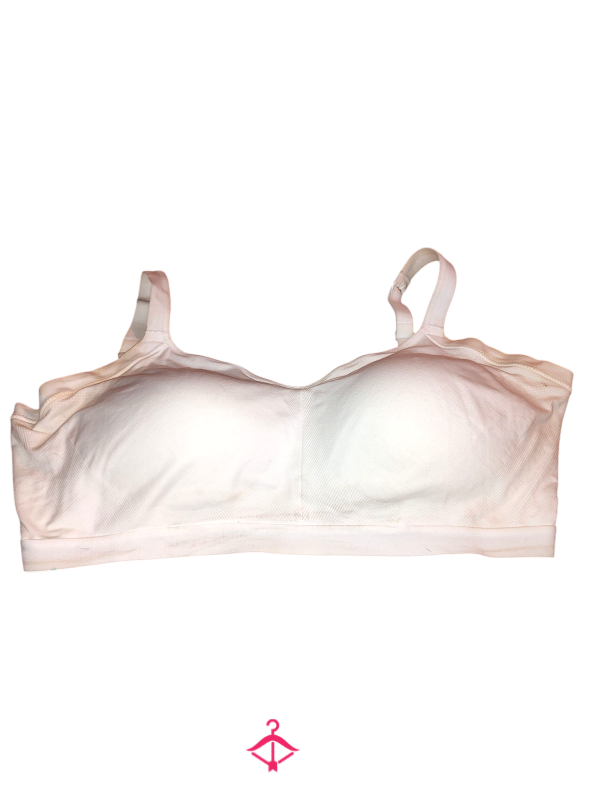 Well Loved White Sports Bra