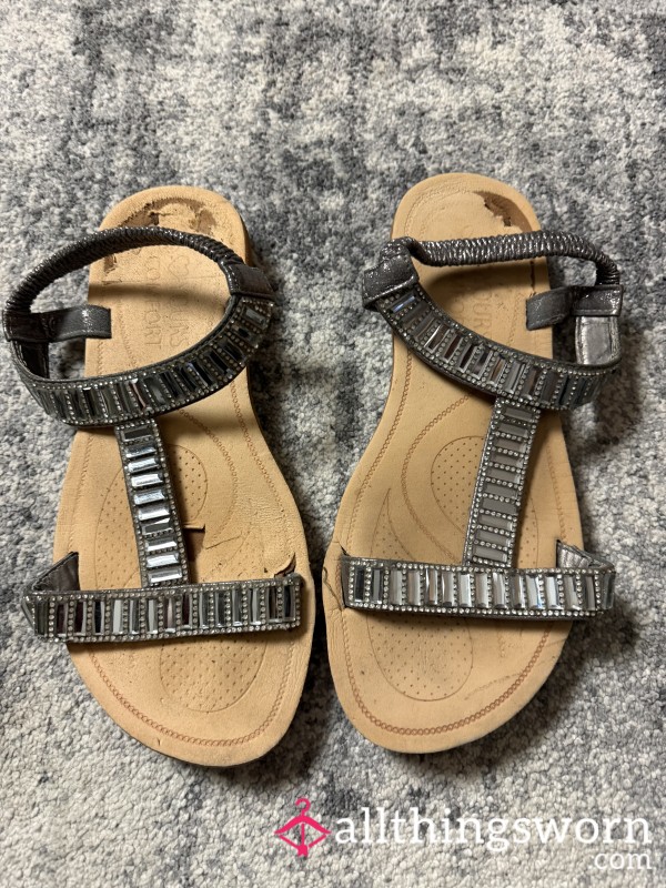 Well Loved Worn Flip Flops