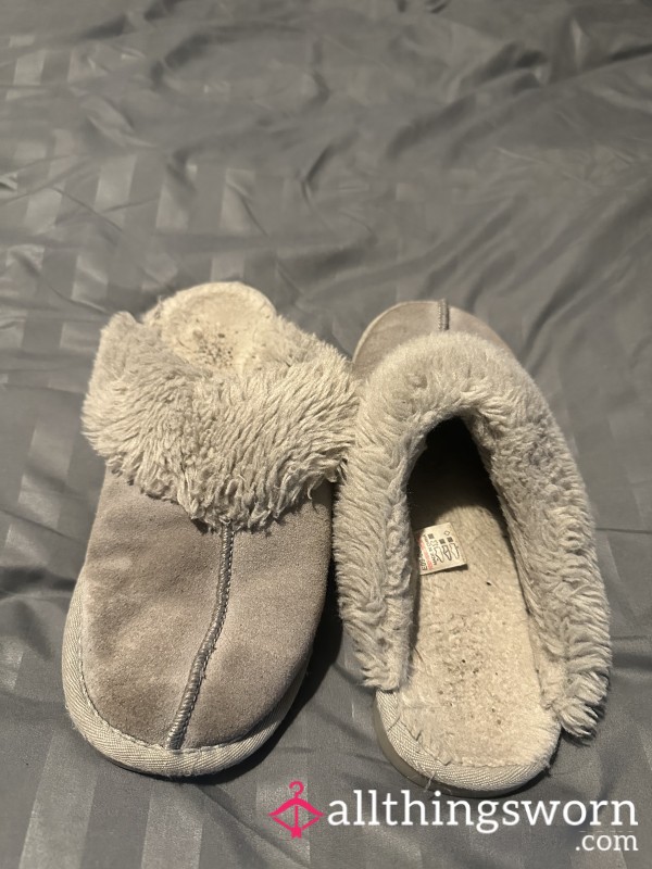 Well Loved Worn Slippers
