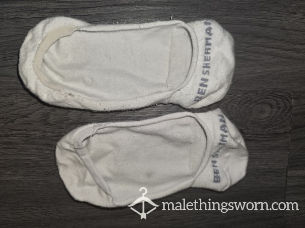 Well Used Ben Sherman Chavy Dirty White Trainer Socks