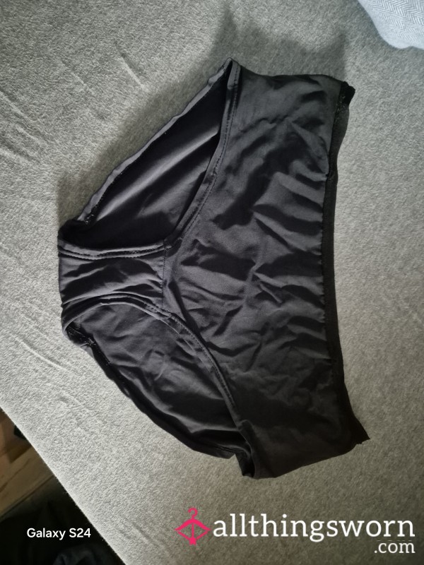 Well Used Black Panties